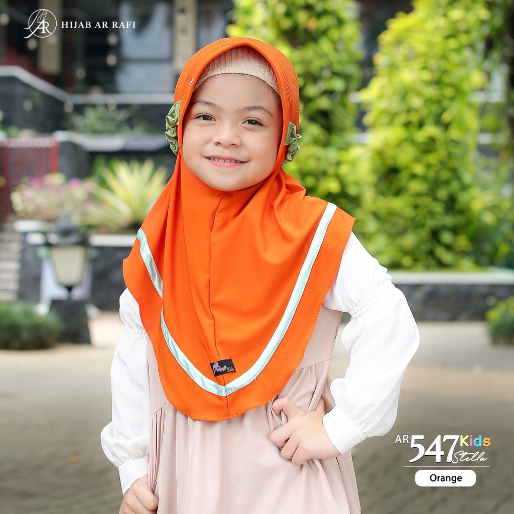 Jilbab Hijab Anak Instan Arrafi AR 547 Kids ORI Kerudung Anak Perempuan Arrafi Terbaru