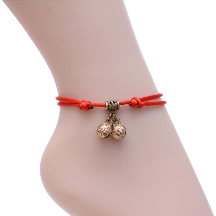 Gaya Retro gelang Bell Han Cina pakaian aksesoris kostum kuno tahap kinerja siswa perempuan pria gel