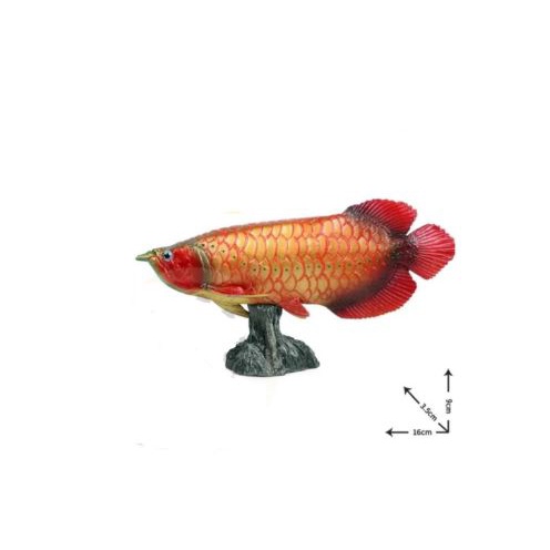 Static Figure Ikan Arwana Red Dragon Pajangan Arwana