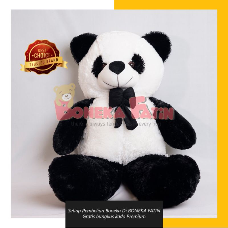 

BONEKA PANDA JUMBO 1 METER BESAR MURAH LABEL SNI PREMIUM HITAM PUTIH COCOK KADO GIFT ULANG TAHUN