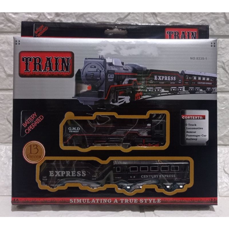 Jual Mainan kereta api rail king train 