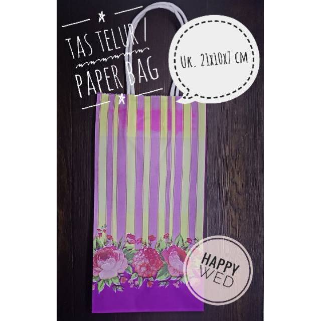 

Paper Bag Panjang/ Tas Kertas Panjang/ Tas Khatam/ Tas Bunga Telur/ Tas Aqiqah/ Tas Souvernir Pernikahan Kertas