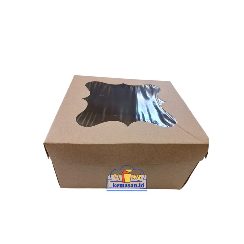 

DUS COKLAT KRAFT WINDOW FULL PE 22x22x10 1 BIJI-TK/OK