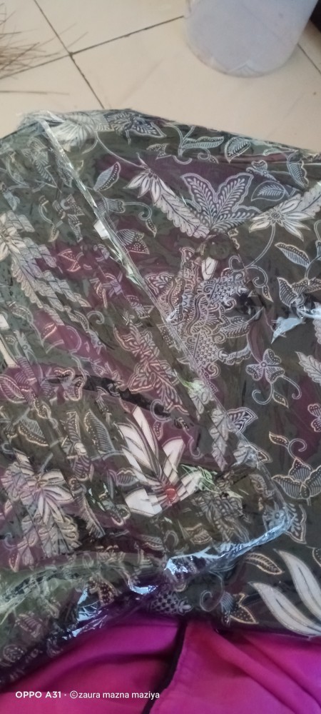 Couple Rok Dan Kemeja Pisang Silver