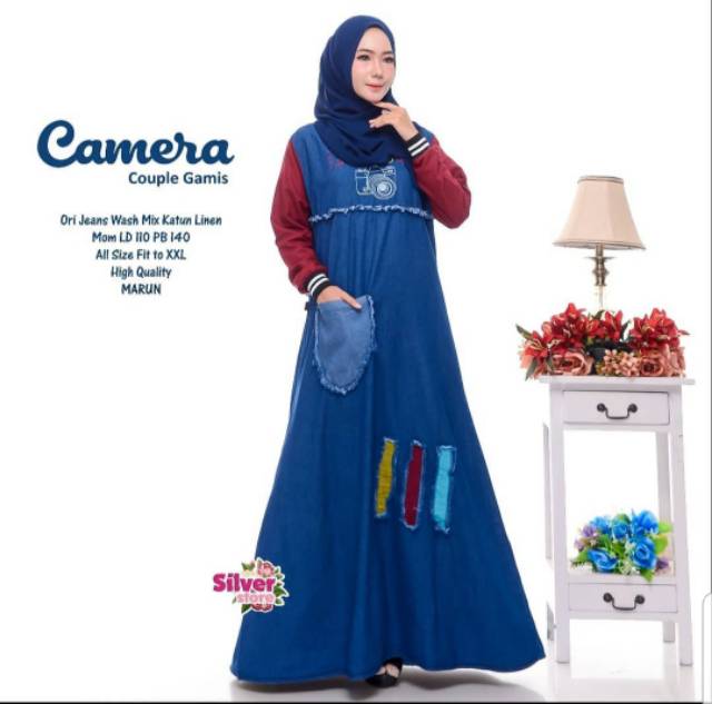 Gamis Jeans CAMERA //JF1172