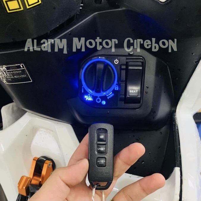Paket Keyless Honda Vario 125 ISS Tahun 2018 Ke Atas Pakai Remot Bawaan Motor