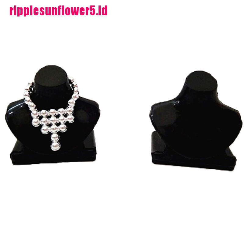 5pcs / set Miniatur Kalung + bracket Perhiasan Untuk Rumah Boneka