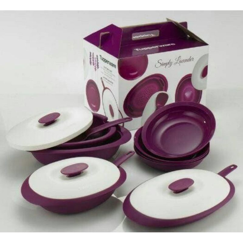 Tupperware Simply Lavender Set