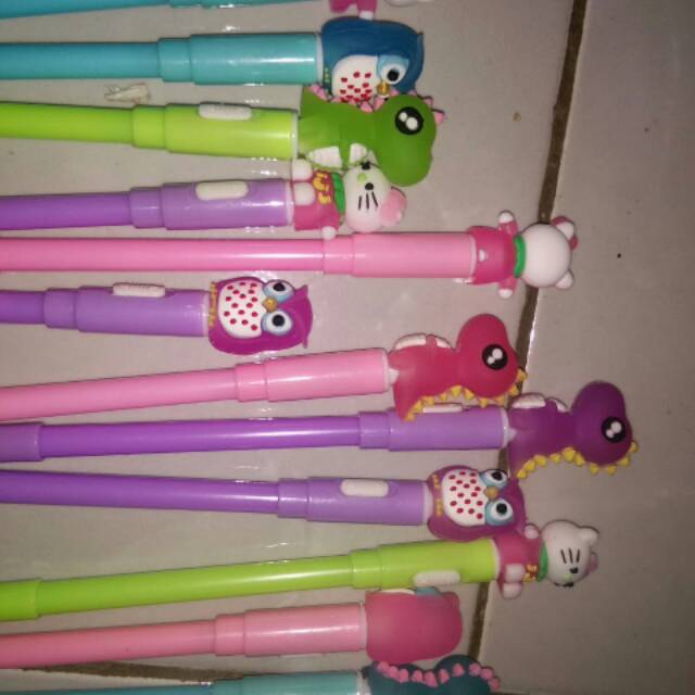 Pulpen LED Disco /Pulpen karakter