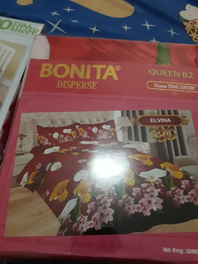 Sprei Bonita Size 160 Motif Cantik (bisa Cod) Sprei Bonita No.2 Uk 160*200 Cm Dijamin Tidak Luntur