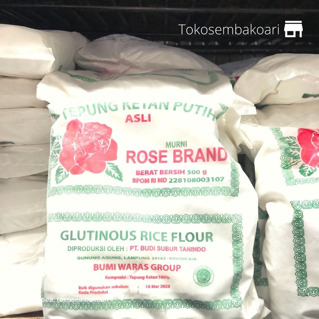 

Tepung Ketan Putih Rose Brand 500 g