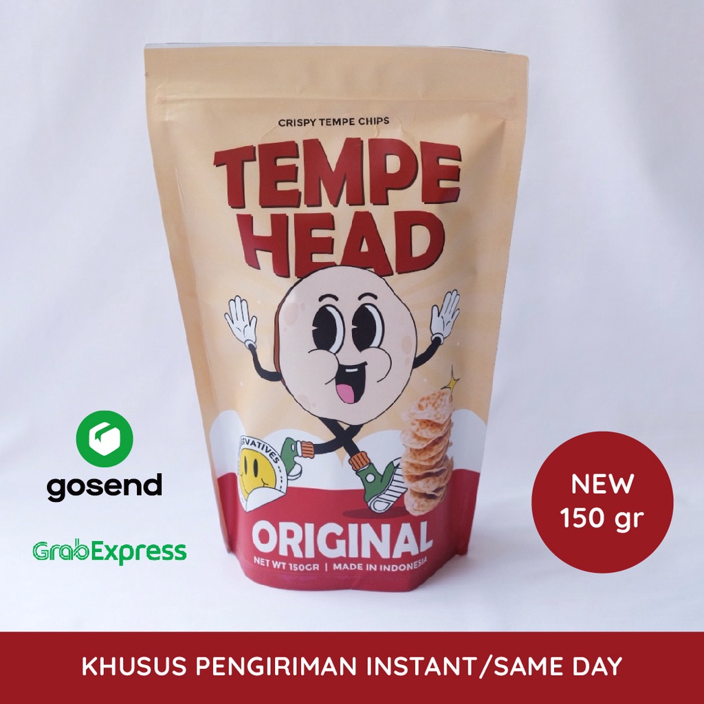 

Tempehead - Keripik Tempe (Pengiriman via Gojek/Grab)