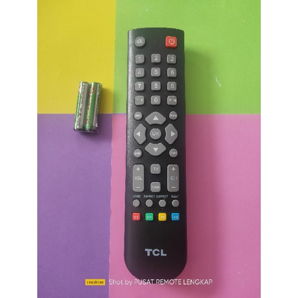 Remote TV LED LCD TCL 3D Oval Original Grade. langsung pakai tombol empuk