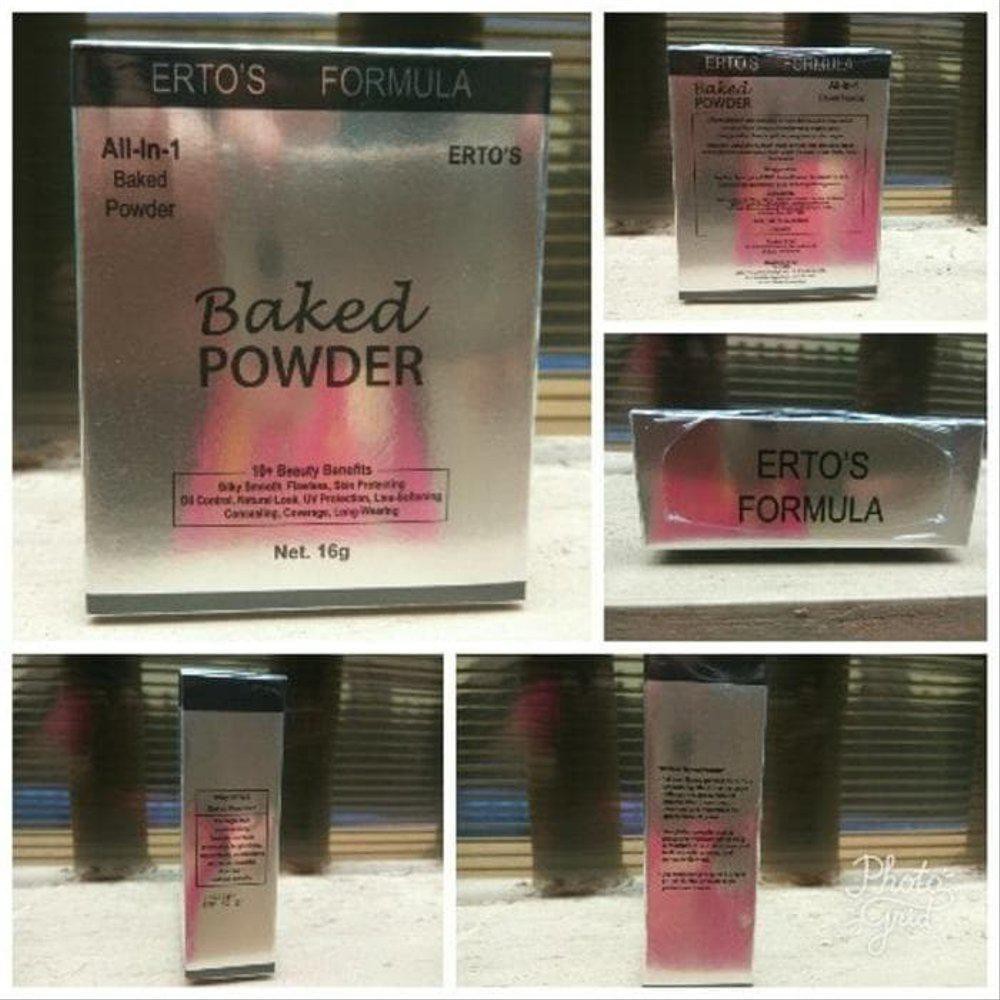 Bedak ertos Bedak Padat Pemutih Wajah Penghilang Flek Hitam BPOM Ori