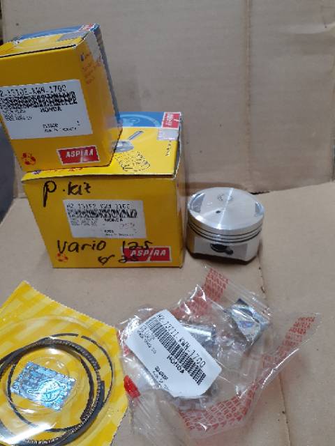 Piston kit vario 125 oversize 25 aspira