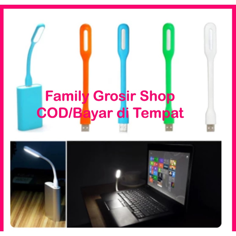 led light usb / lampu led elastis / lampu baca model sikat gigi