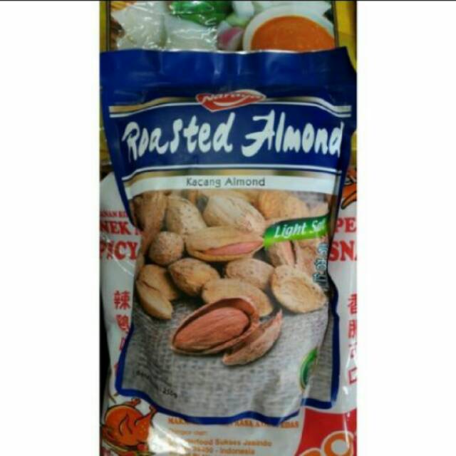 

Naraya roasted kacang almond light salt 250 gr