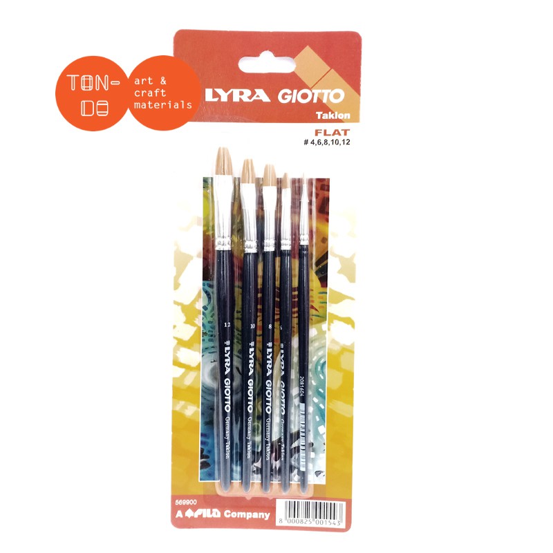 

KUAS LYRA GIOTTO FLAT SET ISI 5