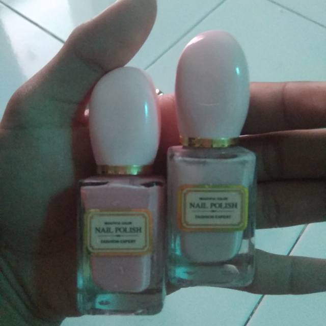 Paket Kutek Nail polish Pink miniso