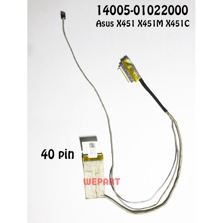 Kabel Cable Flexible Led lcd Laptop Asus X451 X451CA X451E X451C X451MA 14005-0102200