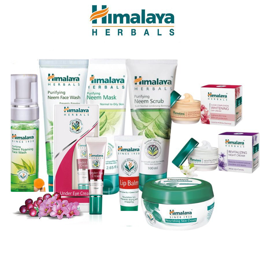 Himalaya All Series 50 100 150-Purifying Neem Face Wash Oil Foam Aloe Scrub Mask Toner (VC)