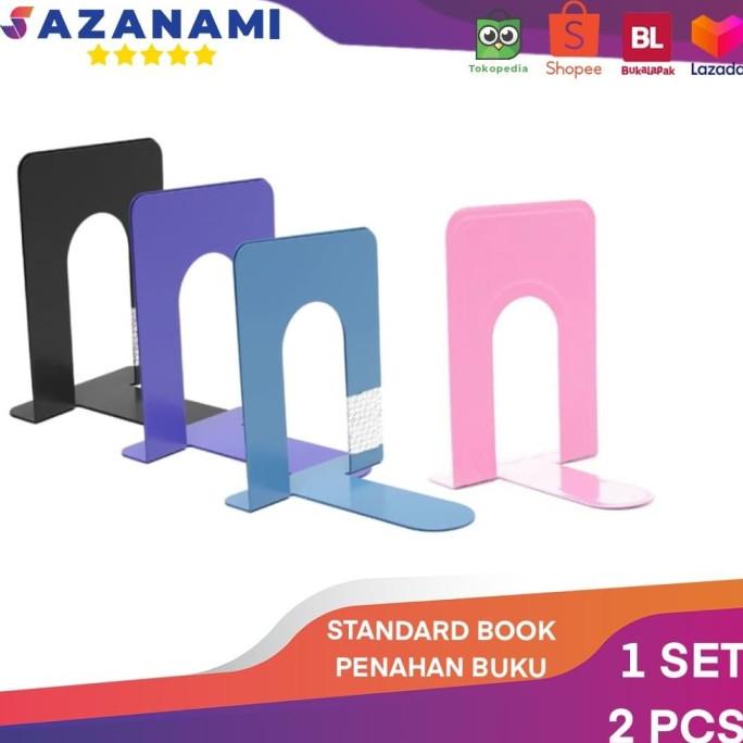 

BAYAR COD PENAHAN BUKU STANDARD BOOK SANDARAN BUKU PEMBATAS BUKU 1 SET 2PCS NEW Kode 692