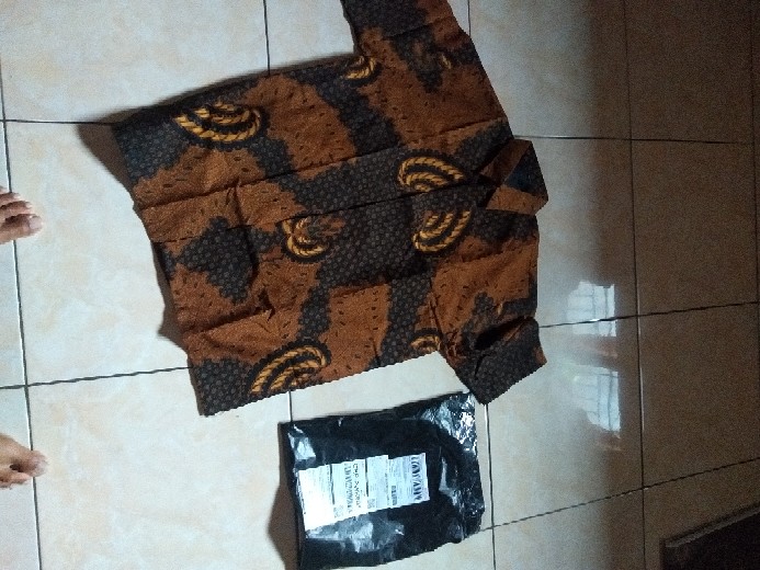 Kapal Kandas Sogan Pendek Kemeja Batik Pria Slimfit Full Furing Katun Primisima