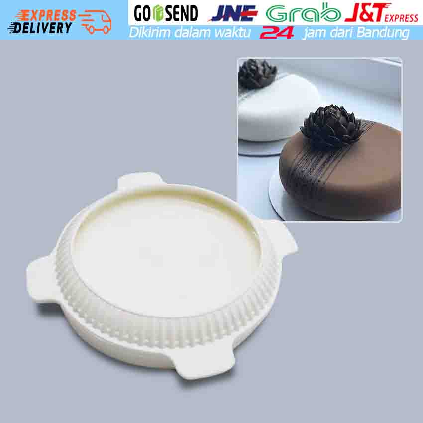 19 CM Cetakan Entremet Cake Mold Kue Round Entremet Cake Mold Mould / Silicone Cetakan Kue Cake / Ec