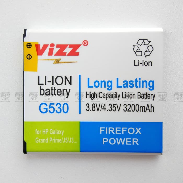 BARU  Baterai Vizz Double Power Original Samsung J5 2015 J500 Batre Batrai