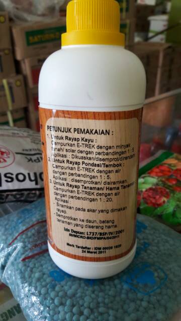 E TREX PENGAWET KAYU DAN PEMBASMI RAYAP 500ML