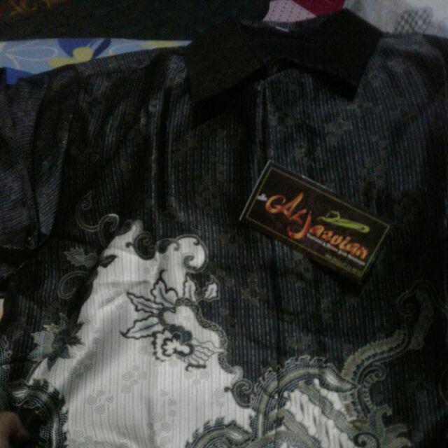 Kemeja Batik Pria Premium Lapis Furing Sogan M L Xl Xxl Pria Sejati
