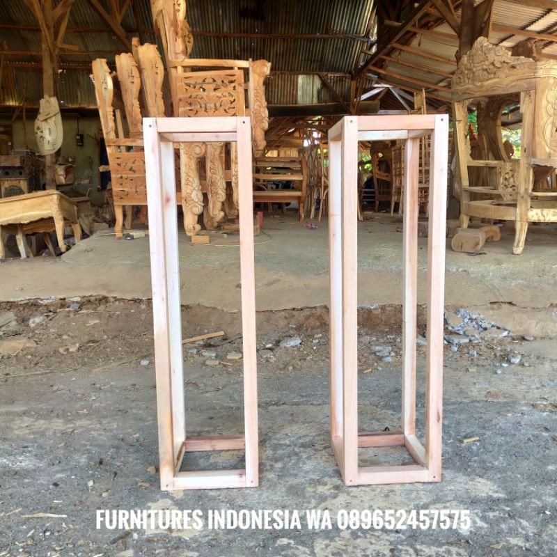KOTAK KAYU PELAMINAN / RANGKA KAYU DEKORASI / TEMPAT BUNGA PELAMINAN