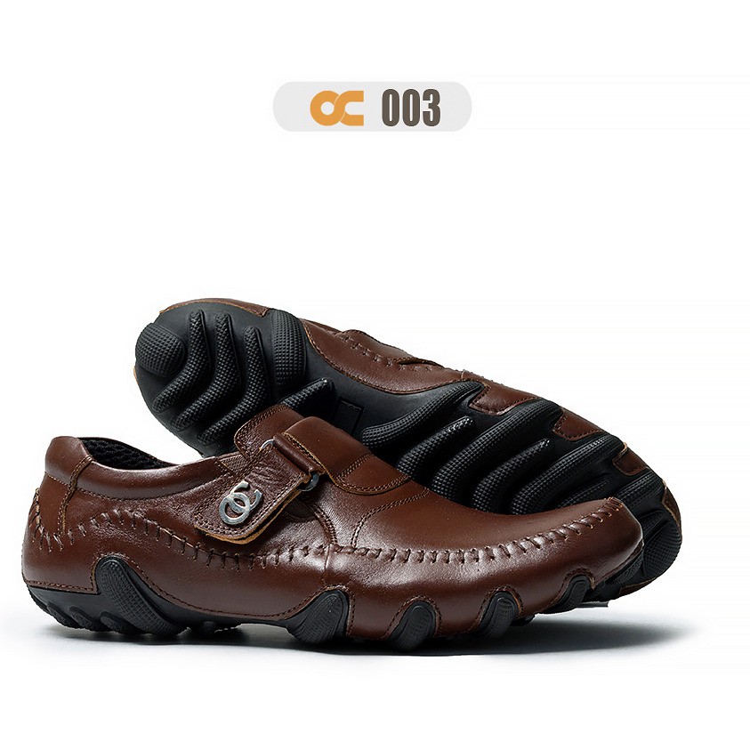 SEPATU FORMAL  ODONCIBADUYUT PRIA CASUAL SANTAI BLACK BROWN KULIT ASLI ORIGINAL SLIP ON GAYA KEKINIAN 003