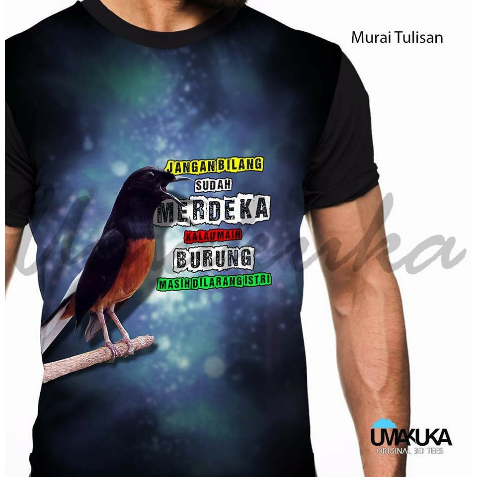 Kaos Burung Murai Batu Murah Shopee Indonesia