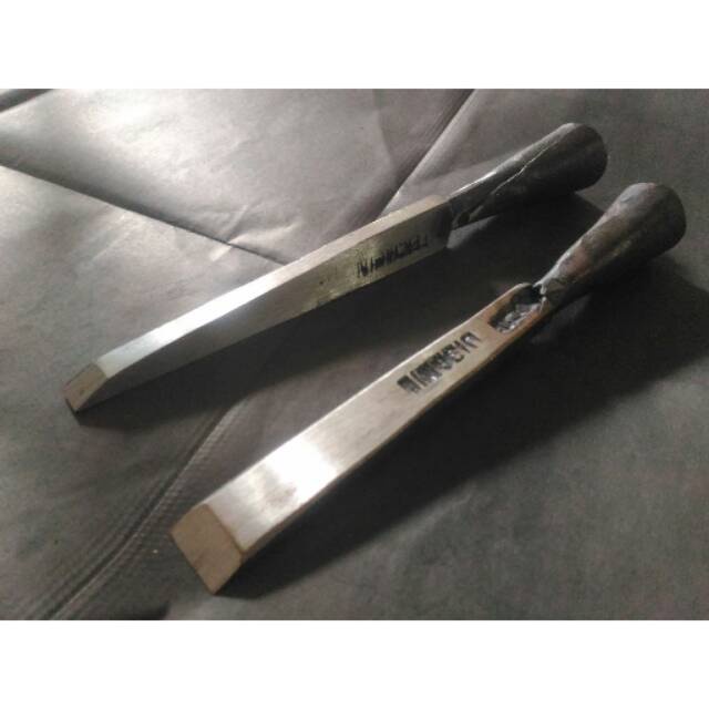 

1 Set Pahat Tatah Kayu Baja Per Berkualitas Ukuran 1cm, 2cm
