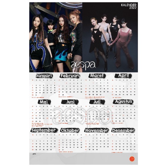 

Kalender Aespa 2022