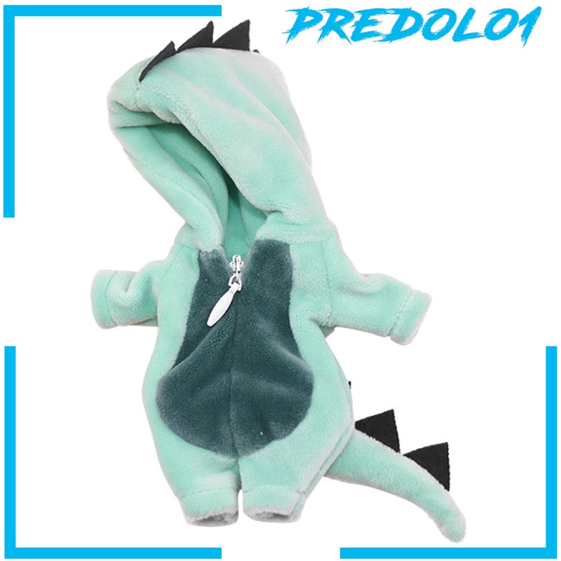 (Predolo1) Mainan Jumpsuit Lengan Panjang Untuk Aksesoris Boneka 16cm 1 / 12