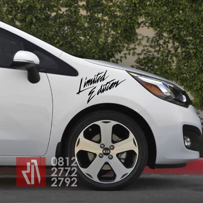 Cutting Sticker Mobil Bandung Limited Edition 25cm Stiker Variasi