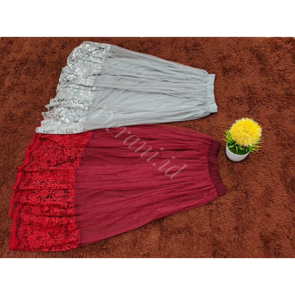 Rok tutu renda remaja - dewasa (COD) material hyget + tile