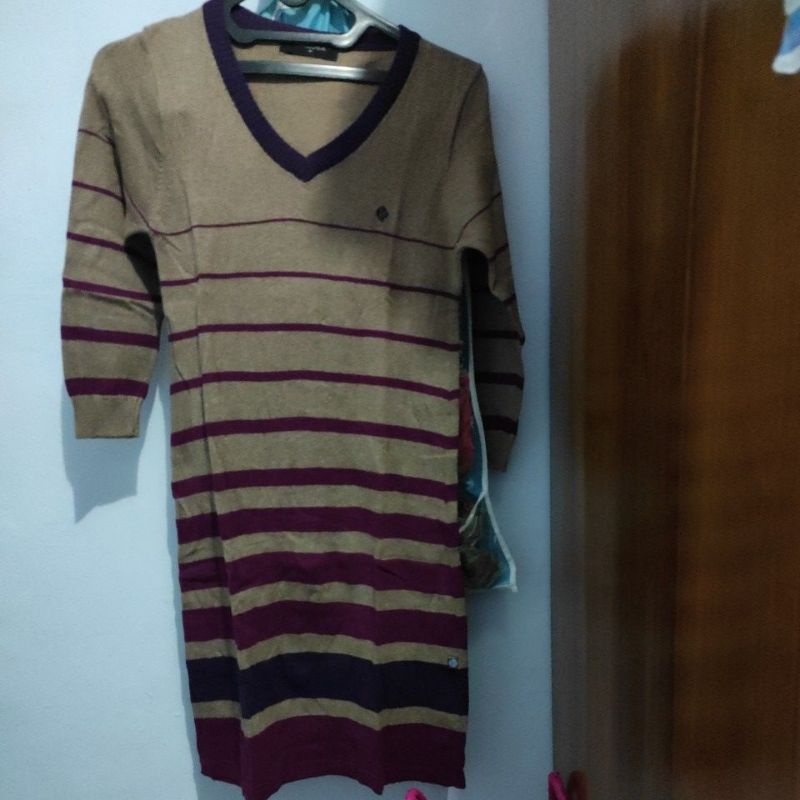 dress tunik rajut wanita new bukan preloved calosa M