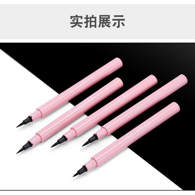 LAMEILA Eyeliner Pensil Cair Profesional Warna Hitam Anti Air Tahan Lama