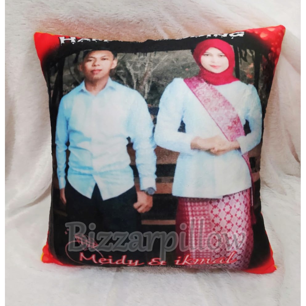 Bizzarpillow Bantal Foto Custom Fullprint 50 x 50 cm  BZ022