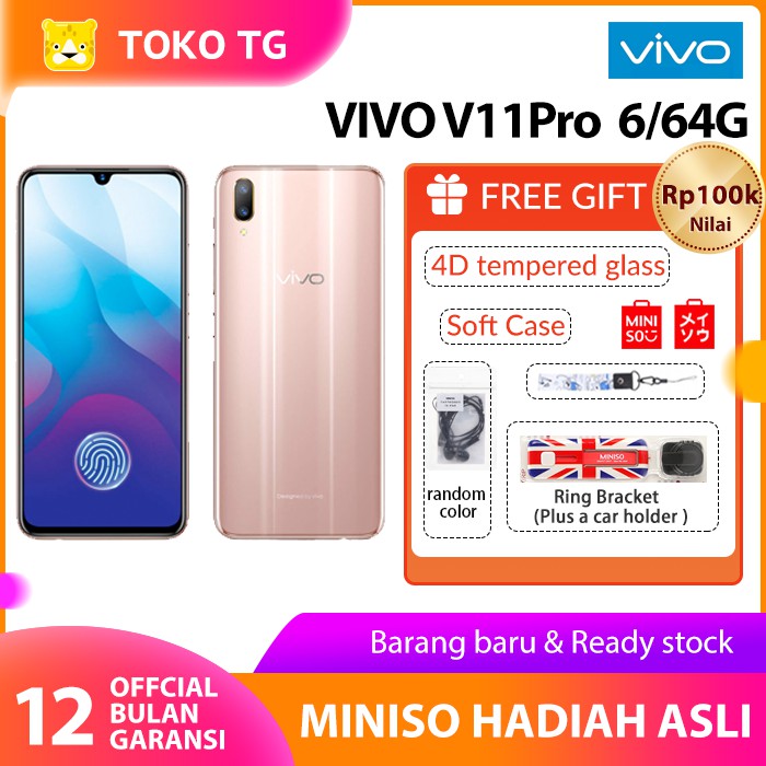 VIVO V11 PRO handphone/smartphone/HP VIVO 6GB 64GB