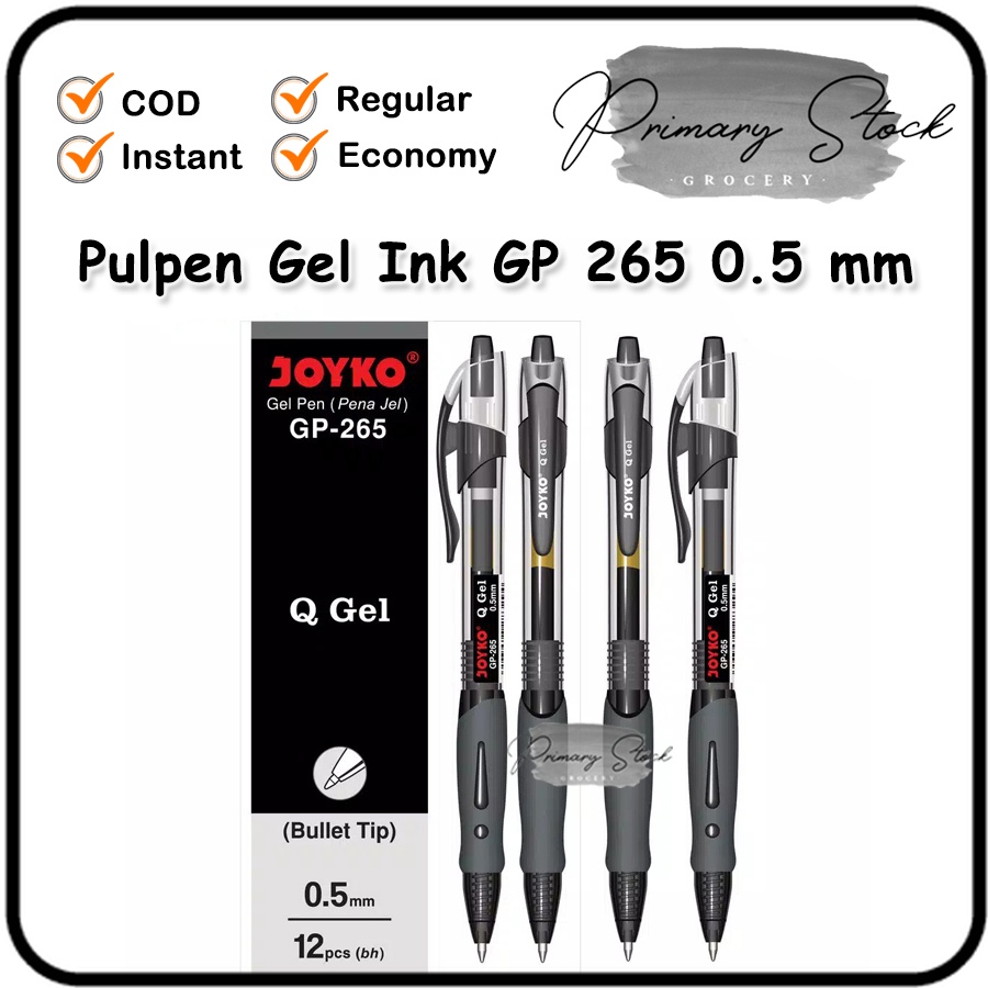 

Pulpen Gel Joyko Gel Pen Bulpen Bulpoin GP 265 0.5 mm