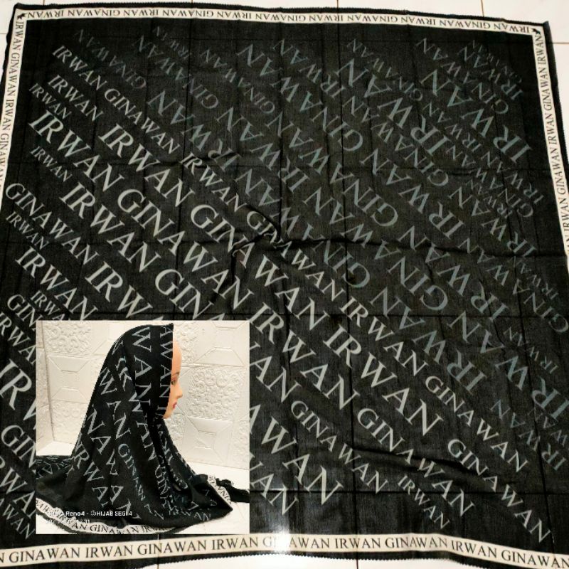 HIJAB SEGI EMPAT VOAL MANDJA IVA MURAH/KW IVAN GUNAWAN/IRWAN GINAWAN CANTIK BANJARMASIN/COD/