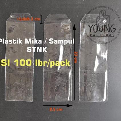 

[PRODUK 9AIGN] Plastik STNK PVC / Sampul PVC Cover STNK uk. 8,5 x 23 ISI 100 pcs VGG