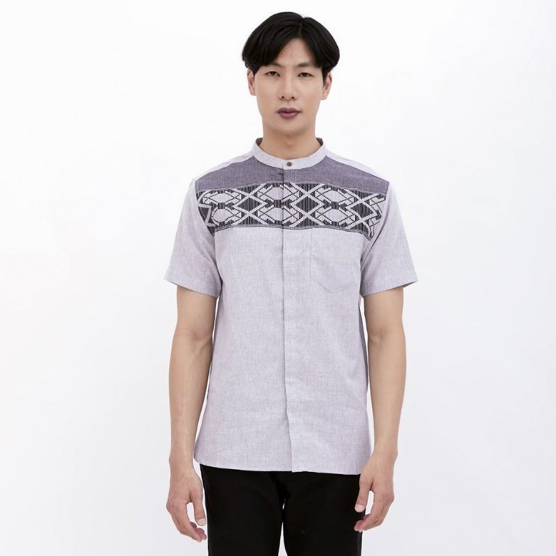 [New] Baju Koko Pendek Modern M231 / baju koko keren / baju koko murah berkualitas / baju tambah gan
