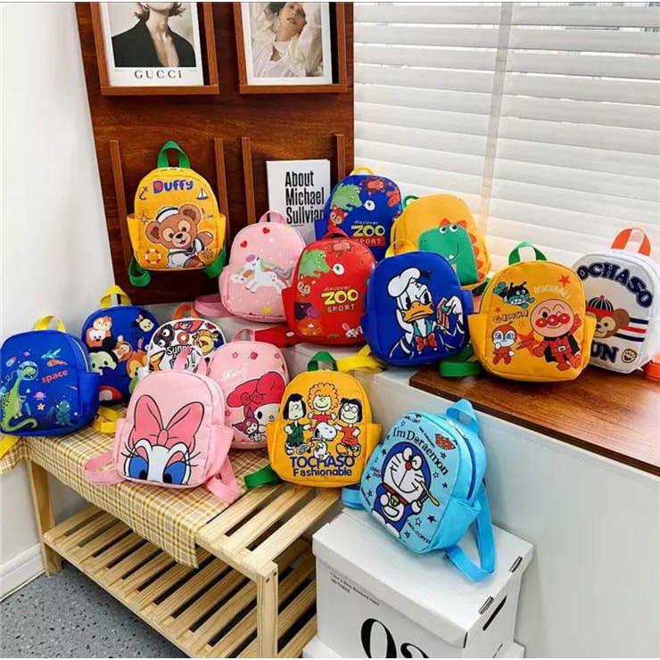 GGS Tas Ransel Anak Aneka Bag Backpack Mini Kids Cartoon /Tas Murah/Tas karakter Kartun Lucu/Fashion Kids Motif