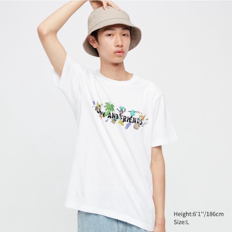 UNIQLO - UT Mickey & Friends Lengan Pendek, White