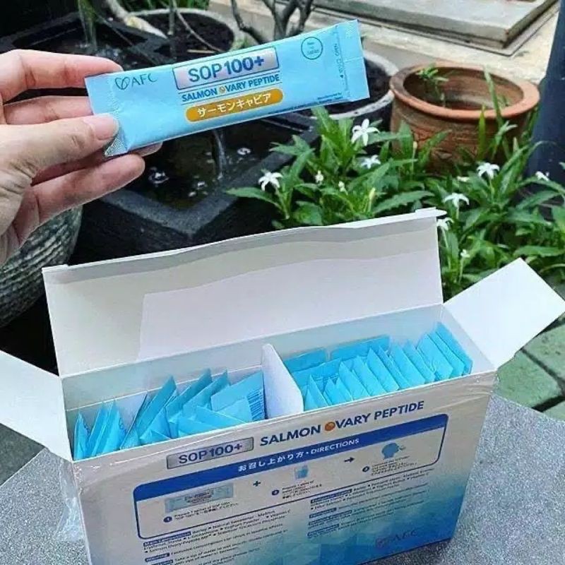 AFC SOP 100 plus  ORIGINAL JEPANG Salmon Ovary Peptide100+